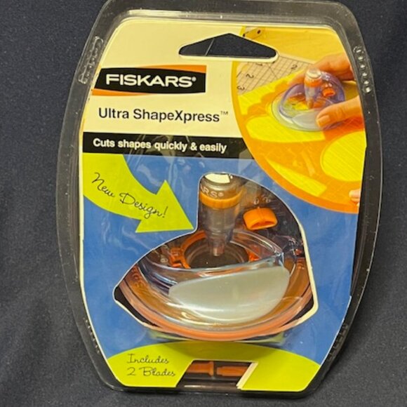 Fiskers Other - NEW Fiskars Ultra ShapeXpress Shape Cutter Includes 2 Blades Craft Rotary Cutter